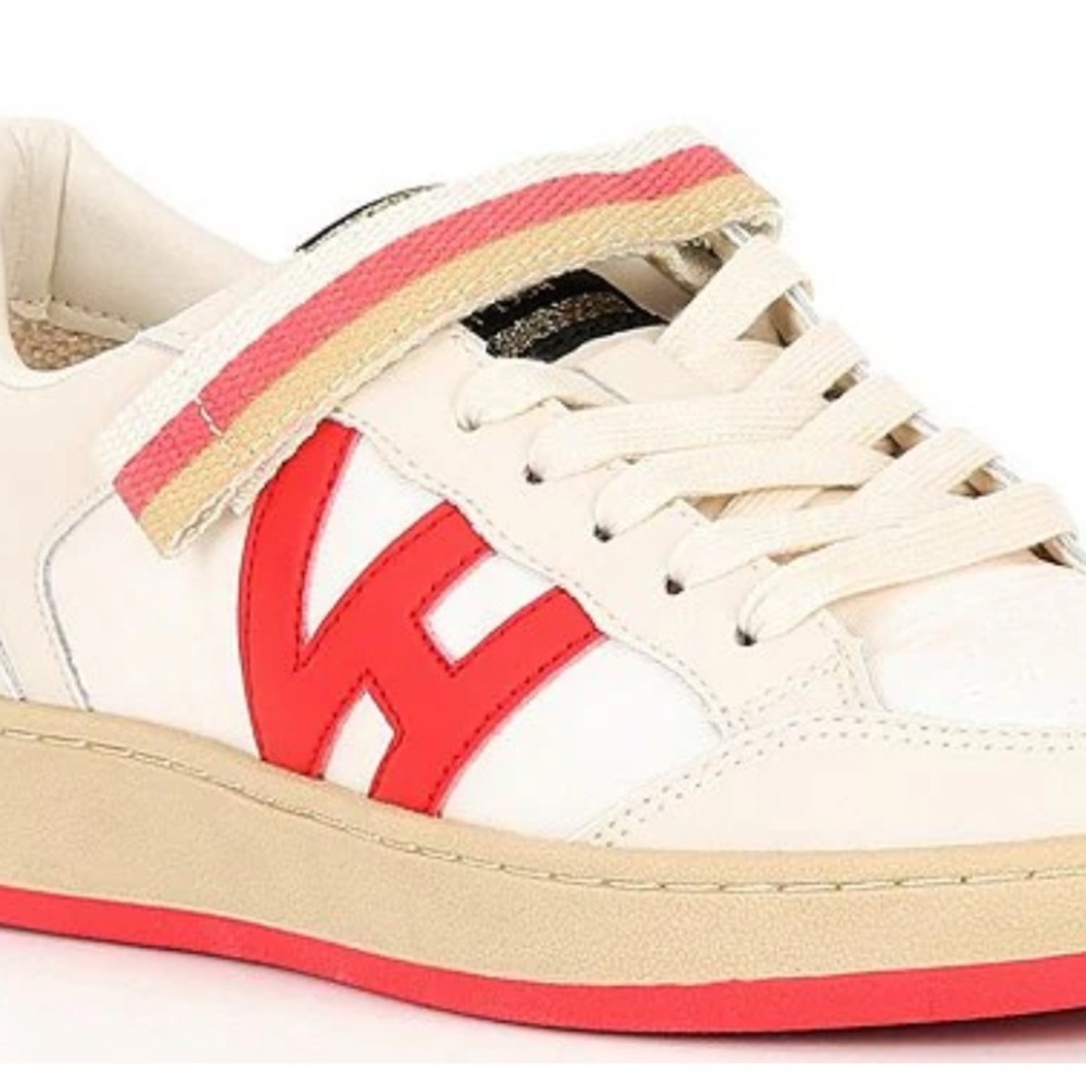 Vintage Havana Women's Sneakers with Red Accents